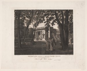 Herkulesloge in de tuin van Rosenborg door Gerhard Ludvig Lahde
