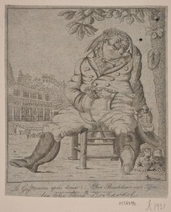 Le Gastronome na het diner door Gerhard Ludvig Lahde