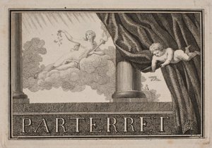 Titelblad voor "Monument over Kopenhagen" door Gerhard Ludvig Lahde