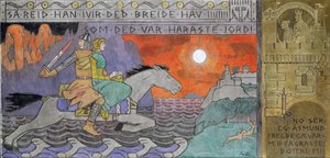 Asmund en de Prinses rijden naar Huis