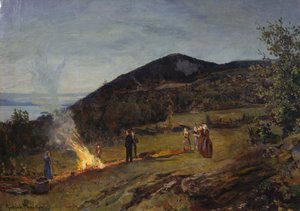 Midzomervuur, ca. 1895
