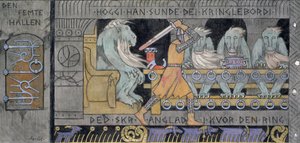 De vijfde zaal door Gerhard Peter Frantz Vilhelm Munthe