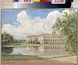 Het Alexanderpaleis in Tsarskoye Selo door Gerhard Wilhelm Von Reutern (1794-1865)