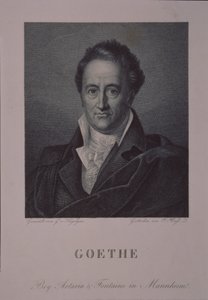 Portret van de auteur Johann Wolfgang von Goethe 1749-1832 door Gerhard von Kügelgen