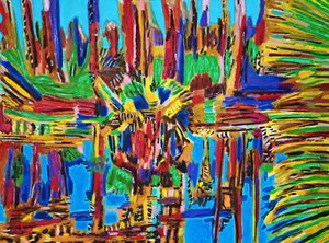 Estuario Abstracto II door Gerhardt Isringhaus