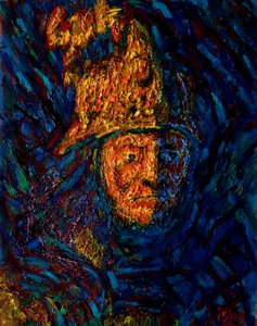 Helm Gouden Man naar Rembrandt, 2020