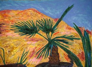 Porche de Palma,2017 (olieverf op doek)