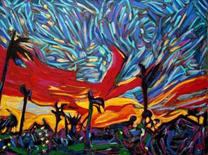 Sidhartha Sunrise, 2022 door Gerhardt Isringhaus