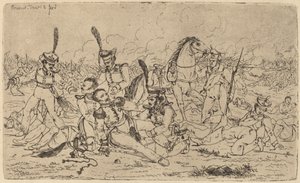 Dood van een Russische Generaal door Gerhardus Emaus de Micault
