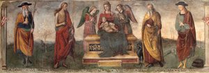 Maagd en Kind met Heiligen, 1508