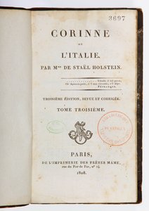 Titelpagina van Corinne ou l