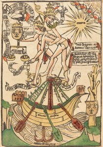 Allegorie van de Ontmoeting van Paus Paulus II en Keizer Frederik III door German 15th Century