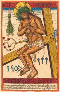 Christus als de Man van Smarten door German 15th Century