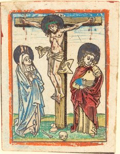 Christus aan het kruis door German 15th Century