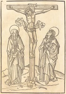 Christus aan het Kruis door German 15th Century