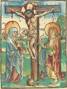 Christus aan het Kruis door German 15th Century