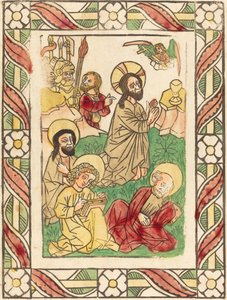Christus op de Olijfberg door German 15th Century