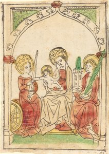Madonna tussen Heiligen Catharina en Barbara