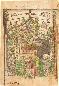 Sint Alto, Sint Bridget en de Stichters van het Mariamunster door German 15th Century
