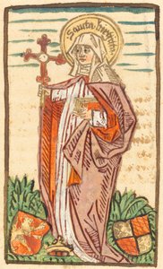 Sint Brigida door German 15th Century
