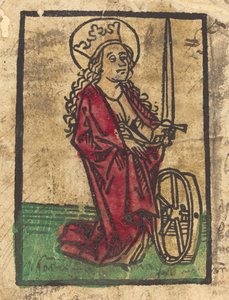 Sint Catharina van Alexandrië door German 15th Century