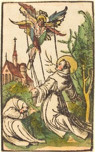 Sint Franciscus ontvangt de stigmata