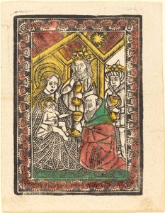 De Aanbidding der Wijzen door German 15th Century