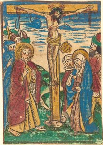 De Kruisiging door German 15th Century