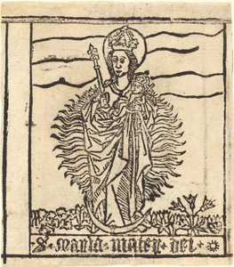 De Maagd en het Kind door German 15th Century