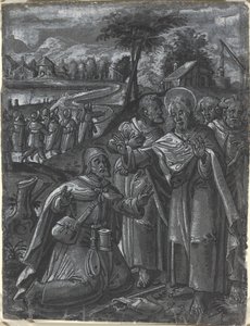 Christus in discussie met de dokters door German 16th Century