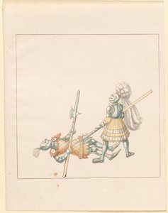 Freydal, Het Boek van Toernooien en Jousts van Keizer Maximiliaan I: Gevechten te Voet (Jousts)(Deel III): Plaat 145