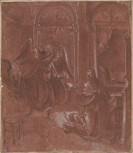 De annunciatie door German 16th Century