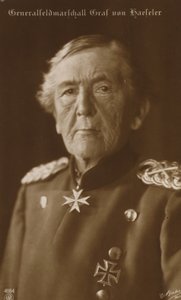 Veldmaarschalk graaf von Haeseler (z/w foto) door German Photographer