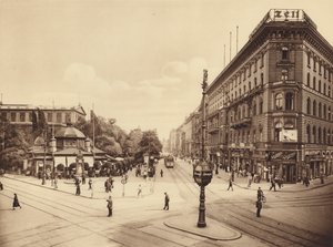 Georgstrasse, Hannover (zwart-wit foto) door German Photographer
