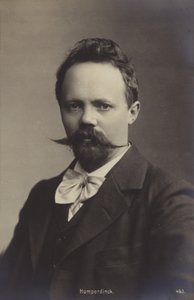 Portret van Engelbert Humperdinck (z/w foto) door German Photographer