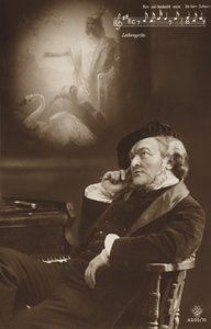 Gesimuleerd portret van Richard Wagner door German Photographer