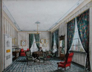 Een Saloninterieur, ca. 1855