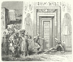 Een vreemde ontwaking (gravure) door German School