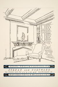 Advertentie voor Jordan und Hartmann, uit Styl, uitgegeven 1922 door German School