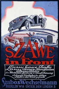 Advertentie voor Szawe Motorauto
