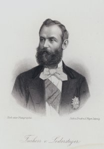 Alois Ledersteger, Oostenrijkse schrijver (gravure) door German School