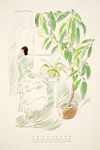 Am Fenster, planten door Hermann Rothe, uit Styl, uitgegeven 1922