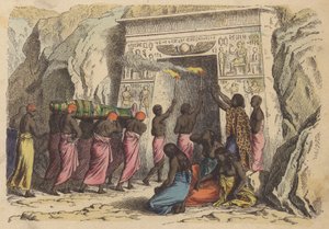 Oude Egyptische begrafenis