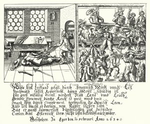 Moord op Albrecht von Wallenstein door German School