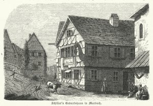 Geboorteplaats van de Duitse dichter en toneelschrijver Friedrich Schiller, Marbach am Neckar door German School