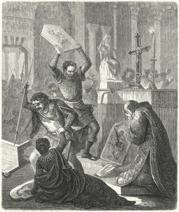 Byzantijnse iconoclasme, 8e eeuw door German School
