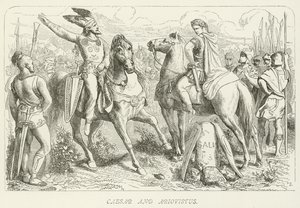 Caesar en Ariovistus door German School