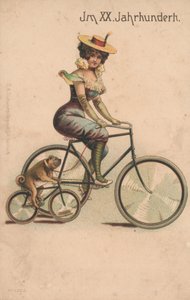 Kaart ter viering van de eeuwwisseling van 1900 door German School