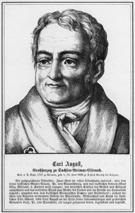 Carl August, Groothertog van Saksen-Weimar-Eisenach (gravure)