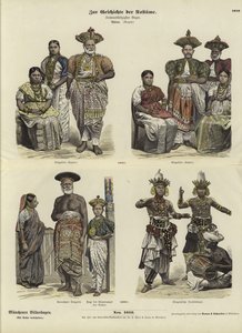 Ceylonese kostuums, 1880